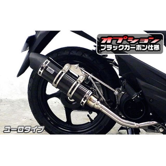 WirusWin アドレス110(CE47A)用 ロイヤルマフラー ユーロタイプ オプション オプションB+C ウイルズウィン マフラー本体 アドレス110