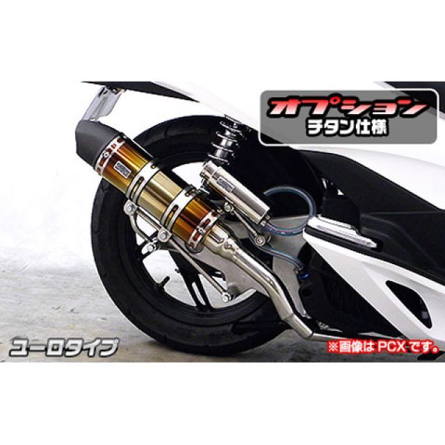 WirusWin アドレス110（CE47A）用 ロイヤルマフラー ユーロタイプ オプション オプションB＋D ウイルズウィン マフラー本体 アドレス110 35,676円