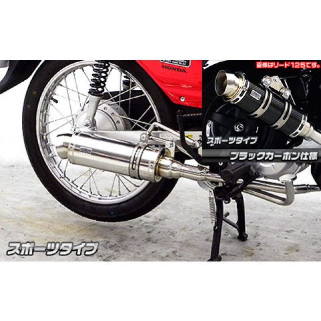 WirusWin クロスカブ(JA10)用 ロイヤルマフラー スポーツタイプ オプション オプションC ウイルズウィン マフラー本体 クロスカブ|パークアップ 店