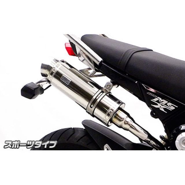 WirusWin グロム/MSX125（1型）用 ロイヤルマフラー スポーツタイプ（スリップオン） オプション オプションD ウイルズウィン マフラー本体 グロム/MSX125（1型）