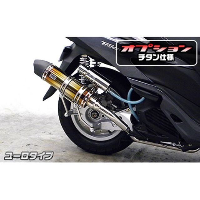 WirusWin トリシティ125用 ロイヤルマフラー ユーロタイプ オプション オプションD ウイルズウィン マフラー本体 トリシティ125|パークアップ 店