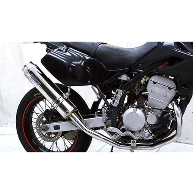 WirusWin BA-LX250E/BA-KLX250E用 ダイナミックマフラー バズーカータイプ サイレンサー ステンレス仕様 ウイルズウィン マフラー本体 D-TRACKER250/KLX250｜パークアップ 店