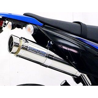 WirusWin D-TRACKER125/KLX125用スリップオンマフラー ポッパータイプ O2センサー取付口対応 ウイルズウィン マフラー本体 D-TRACKER125/KLX125