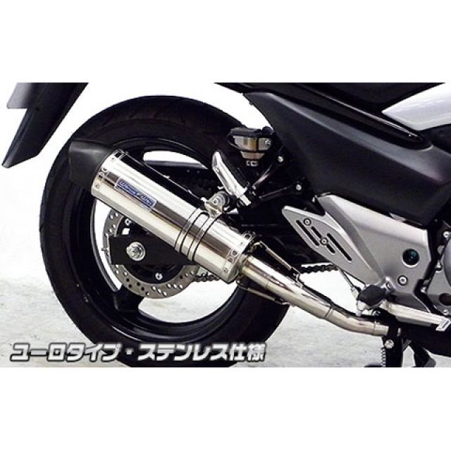 WirusWin GSR250（JBK-GJ55D）用 スリップオンマフラー ユーロタイプ サイレンサー ステンレス仕様 ウイルズウィン マフラー本体 GSR250｜パークアップ 店