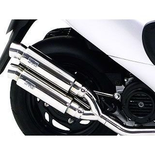 WirusWin X’pro風50用 アトミックツインマフラー スポーツタイプ ウイルズウィン マフラー本体 X’pro風50