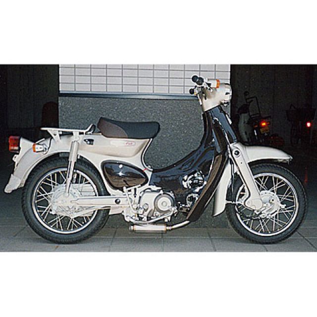 WirusWin カブ70用 ロッドダウンショートマフラー ウイルズウィン マフラー本体 カブ70