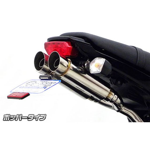 WirusWin グロム/MSX125（1型）用 アトミックツインマフラー ポッパータイプ（スリップオン） オプション オプションB ウイルズウィン マフラー本体 グロム/MSX125（1型）｜パークアップ 店