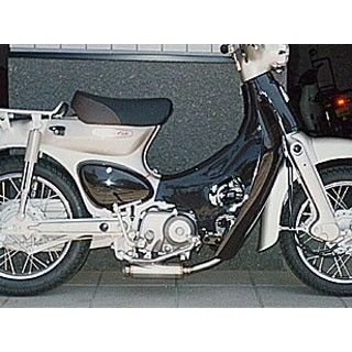 WirusWin スーパーカブ90用 ロッドダウンショートタイプマフラー ウイルズウィン マフラー本体 スーパーカブ90