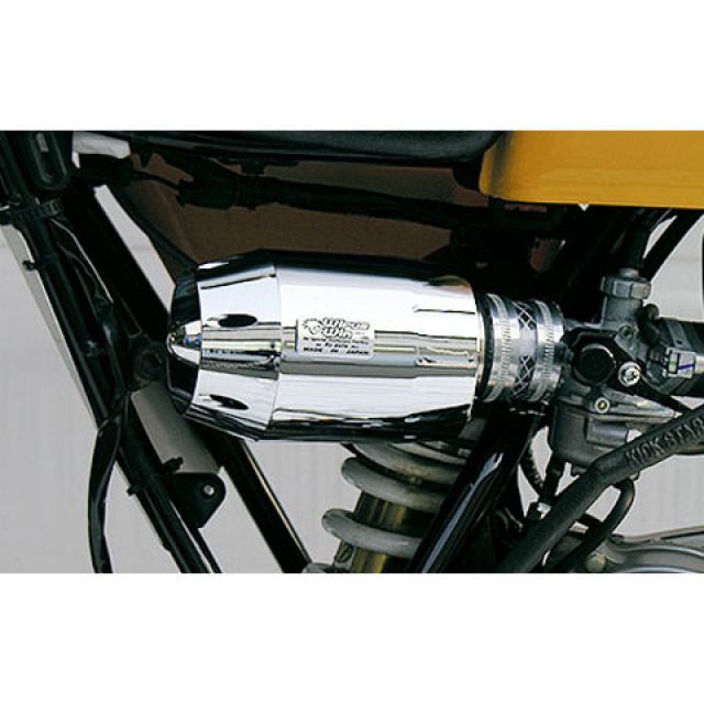 WirusWin XR50/100モタード用 ブリーズタイプ エアクリーナーキット カラー シルバーメッキ ウイルズウィン エアクリーナー エイプ50/100（XR50/100モタード）