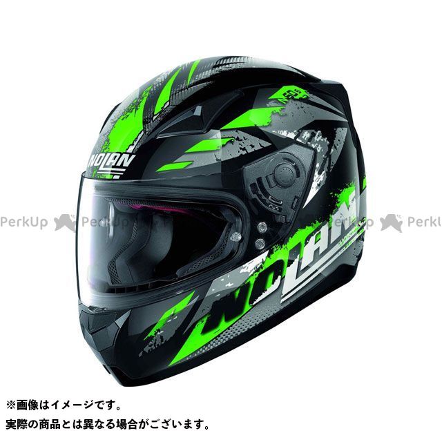 時間指定不可 無料雑誌付き ノーラン N60 5 Hyperion Helmet ブラック グリーン N サイズ L Nolan 完売 Elcielogirasoria Com