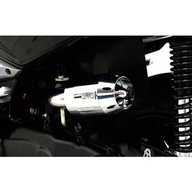 WirusWin ジョイマックス125i（GTS125i）用 ブリーズタイプ エアクリーナーキット カラー シルバーメッキ ウイルズウィン エアクリーナー ジョイマックス125i