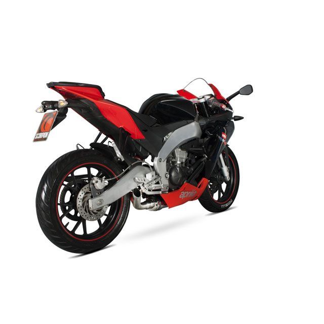 SCORPION アンダーベリースリップオン ステンレススリーブ Aprilia RS4 125 2011-2018 ｜ AP54SEO scom_AP54SEO スコーピオン マフラー本体 RS4 125