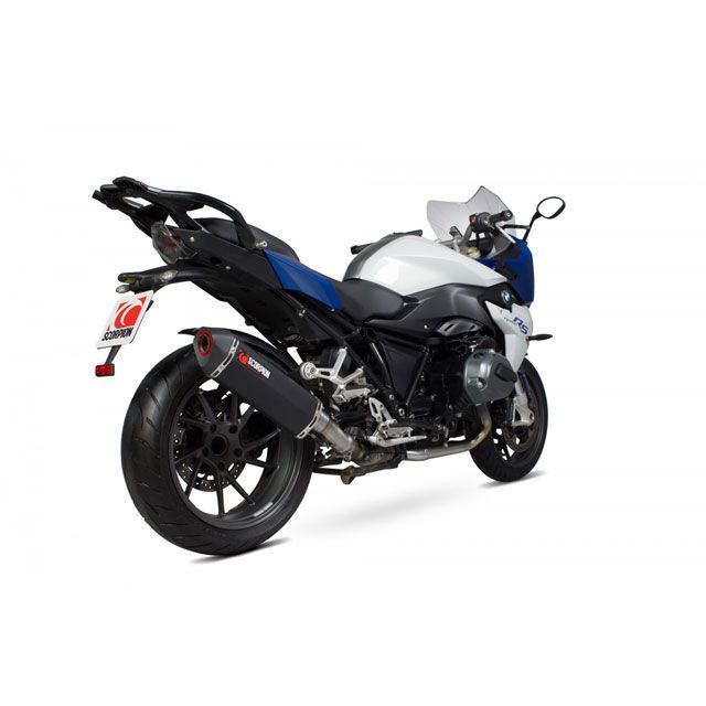 SCORPION Serket Slip-on Black Ceramic Coated Sleeve EC Approved ｜ RBM79BCER scom_RBM79BCER スコーピオン マフラー本体 R 1200 R/R 1200 RS