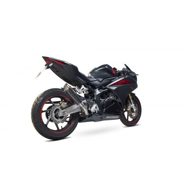 SCORPION RP-1 GP Slip-on Carbon Fibre Sleeve EC Approved ｜ HA1007CEM scom_HA1007CEM スコーピオン マフラー本体 CBR 250 RR｜パークアップ 店