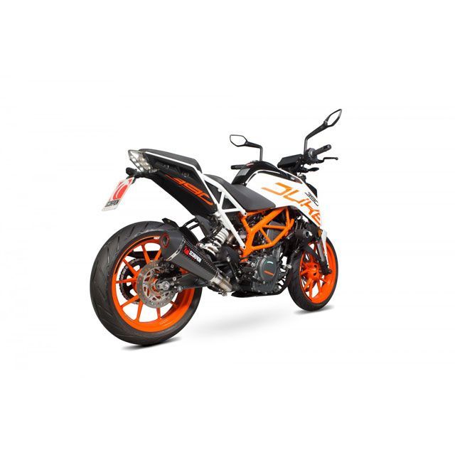 SCORPION Serket（Taper）テーパースリップオン Carbon Fibre Sleeve Homologated KTM Duke 390 2017-｜ RKT83CEO scom_RKT83CEO スコーピオン マフラー本体 Duke&hellip;｜パークアップ 店