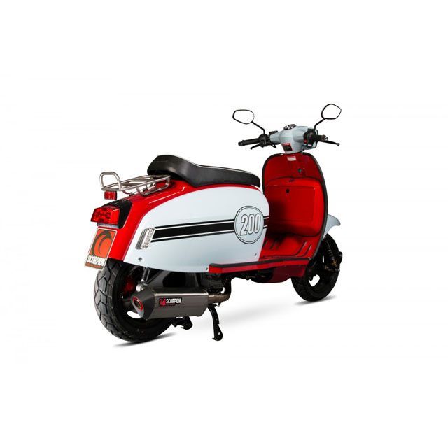 SCORPION Serket フルシステム Stainless Steel Sleeve Scomadi TL200 2016-2017 ｜ RSM51SEO scom_RSM51SEO スコーピオン マフラー本体 TL200｜パークアップ 店