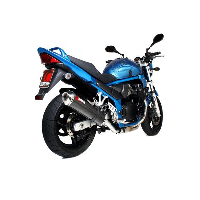 SCORPION Factory オーバルスリップオン カーボンファイバースリーブ Homologated Suzuki GSF 600/650 Bandit 00-06 ｜ ESI67CEO scom_ESI67CEO スコーピオン マフラー本体 G…
