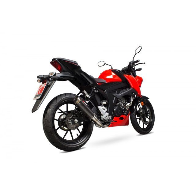 SCORPION RP1-GP フルシステム カーボンファイバースリーブ Suzuki GSX-S 125 2017-2018 ｜ SI1013CEM scom_SI1013CEM スコーピオン マフラー本体 GSX-S 125/GSX-S 150