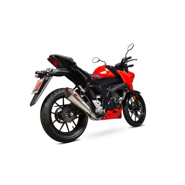 SCORPION Serket テーパーフルシステム ステンレススリーブ Suzuki GSX-S 125 2017-2018 | RSI124SEO scom_RSI124SEO スコーピオン マフラー本体 GSX-S 125/GSX-S 150|パークアップ 店