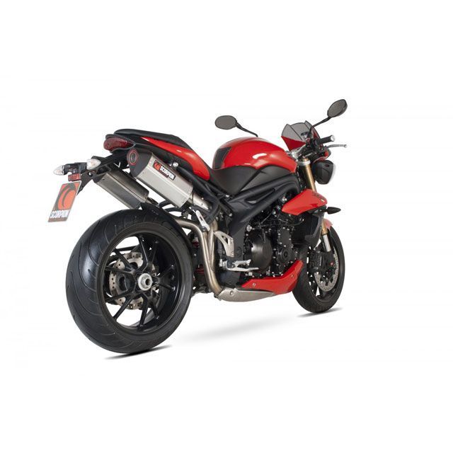 SCORPION Serket スリップオン（ペア） ステンレススリーブ Homologated Triumph Speed Triple 1050 11-15 201 ｜ RTR70SEO scom_RTR70SEO スコーピオン マフラー本体 Sp…
