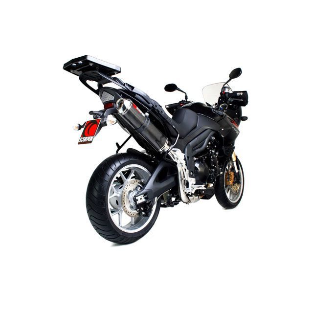 SCORPION Factory オーバルスリップオン Carbon Fibre Sleeve Homologated Triumph Tiger 1050 2007-｜ ETR63CEO scom_ETR63CEO スコーピオン マフラー本体 Tig…