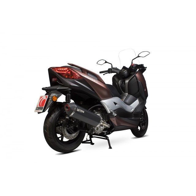 SCORPION Serket スリップオン ブラックセラミックコーティングスリーブ Yamaha XMAX 300 2017-2018 ｜ RYA109BCER scom_RYA109BCER スコーピオン マフラー本体 X-Max 300
