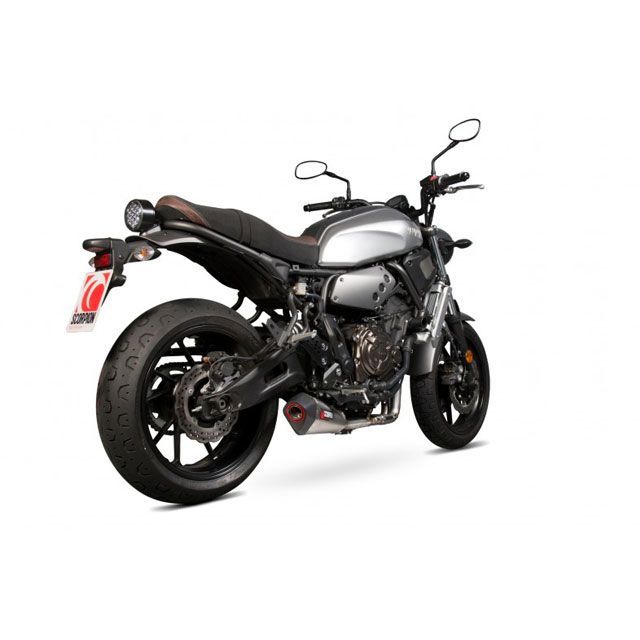 SCORPION Serket テーパーフルシステム Carbon fibre sleeve Yamaha XSR 700 2016-2018 ｜ RYA103SYSCEO scom_RYA103SYSCEO スコーピオン マフラー本体 XSR 700