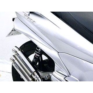 WirusWin PCX150(KF12)用 ワイドサイドカバー(塗装無し) ウイルズウィン カウル・エアロ PCX150|パークアップ 店