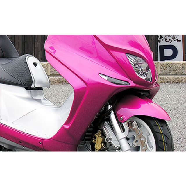 マジェスティ125用ウイルズウイン改単眼フェイス！ワンオフステー付き マジェスティ125用ウイルズウイン改単眼フェイス！ワンオフ