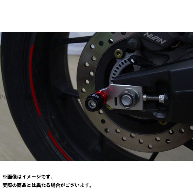 SPEEDRA チェーンアジャスター スタンドフック付き スタンドフックカラー レッド ACAHO01RD SPEEDRA チェーン関連パーツ CB650R CBR650R
