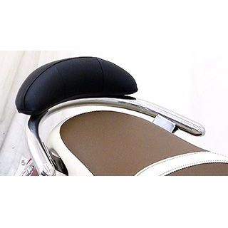 WirusWin Fino用 バックレスト付き 32φタンデムバー タイプ ブライアントタイプ バックレストサイズ ラージ ウイルズウィン タンデム用品 Fino