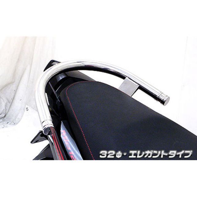 WirusWin Mio125i/RR（純正リアスポイラー未装着車）用 32φタンデムバー タイプ エレガントタイプ ウイルズウィン タンデム用品 Mio125i/RR
