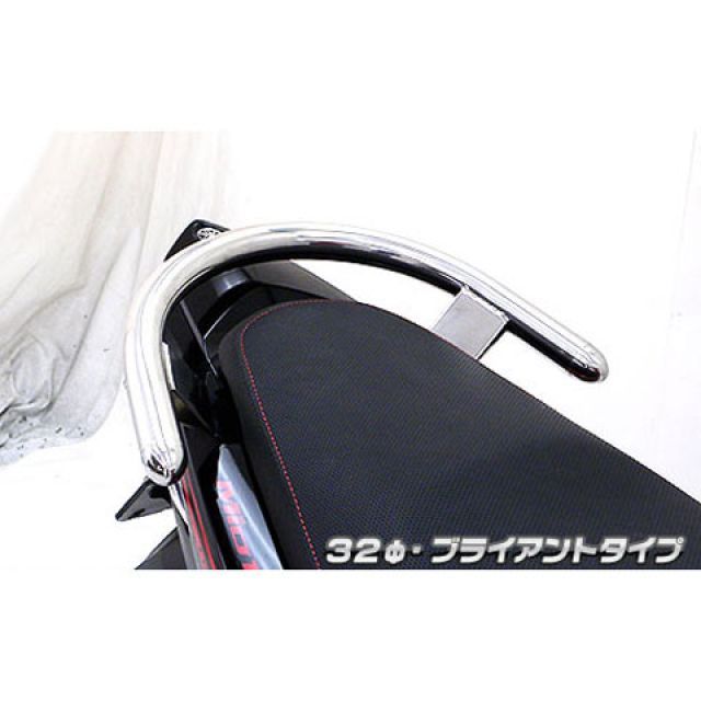 WirusWin Mio125MX/GP（純正リアスポイラー未装着車）用 32φタンデムバー タイプ ブライアントタイプ ウイルズウィン タンデム用品 Mio125MX/GP｜パークアップ 店
