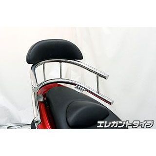 WirusWin PCX（JF28）用 バックホールドタンデムバー タイプ エレガントタイプ バックレストサイズ スモール ウイルズウィン タンデム用品 PCX