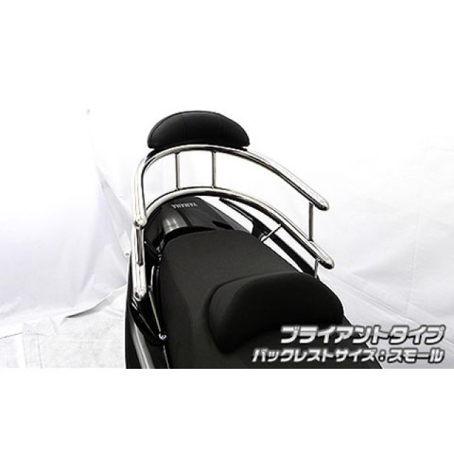 WirusWin TMAX530/TMAX用 バックホールドタンデムバー タイプ ブライアントタイプ バックレストサイズ スモール ウイルズウィン タンデム用品 TMAX TMAX530