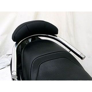 WirusWin アドレスV125S用バックレスト付き32φタンデムバー タイプ エレガントタイプ バックレストサイズ ラージ ウイルズウィン タンデム用品 アドレスV125S