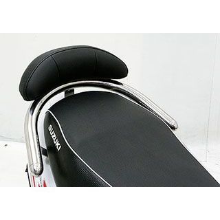 WirusWin アドレスV125用バックレスト付き 32φタンデムバー タイプ ブライアントタイプ バックレストサイズ スモール ウイルズウィン タンデム用品 アドレスV125