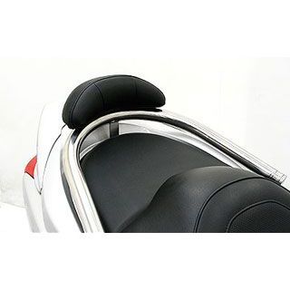WirusWin キムコ RACING125Fi用バックレスト付き 32φタンデムバー タイプ エレガントタイプ バックレストサイズ スモール ウイルズウィン タンデム用品 RACING125Fi
