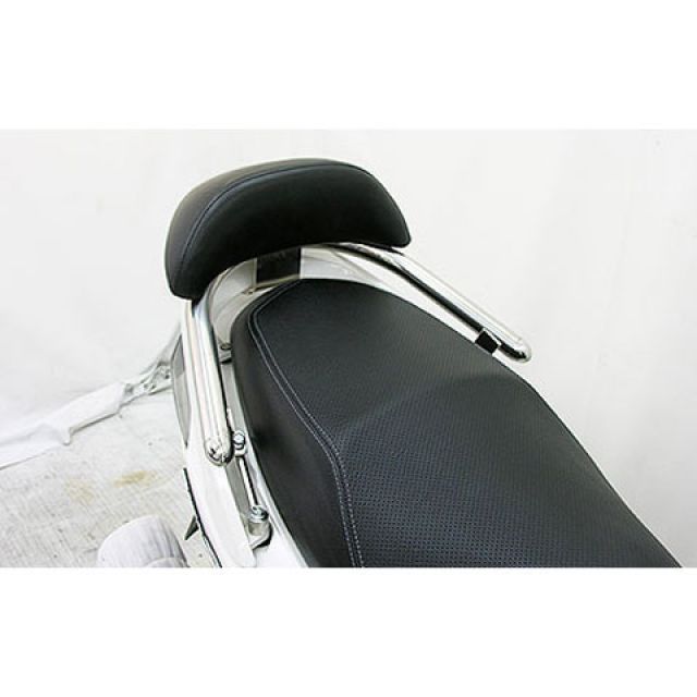 WirusWin シグナスX（2型）用 バックレスト付き 32φタンデムバー Lバージョン タイプ ブライアントタイプ バックレストサイズ ラージ ウイルズウィン タンデム用品 シグナスX（2型）