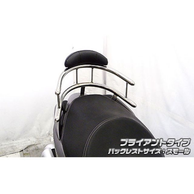 WirusWin バーグマン200用 バックホールドタンデムバー タイプ ブライアントタイプ バックレストサイズ スモール ウイルズウィン タンデム用品 バーグマン200｜パークアップ 店