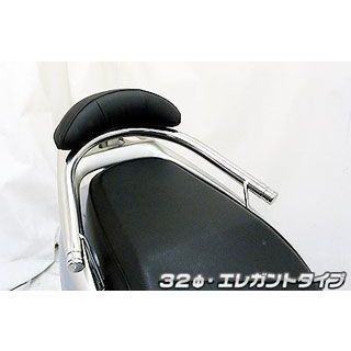 WirusWin リード110用バックレスト付き 32φタンデムバー タイプ エレガントタイプ バックレストサイズ スモール ウイルズウィン タンデム用品 リード110