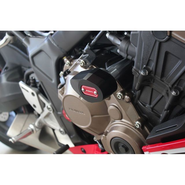 SPEEDRA フレームスライダー タイプA カラー ブラック AFSHO01BK SPEEDRA スライダー類 CB650R CBR650R