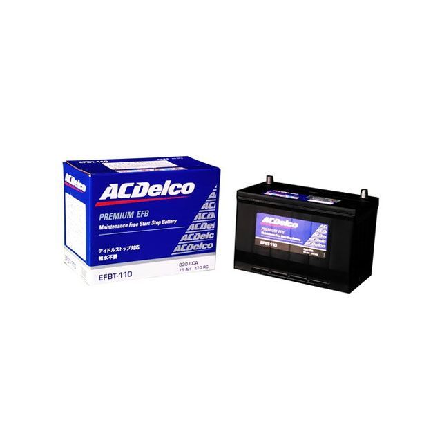 ACDelco EFBT110 アイドリングストップ車対応 EFBバッテリー EFBT110 エーシーデルコ バッテリー｜パークアップ 店 16,219円