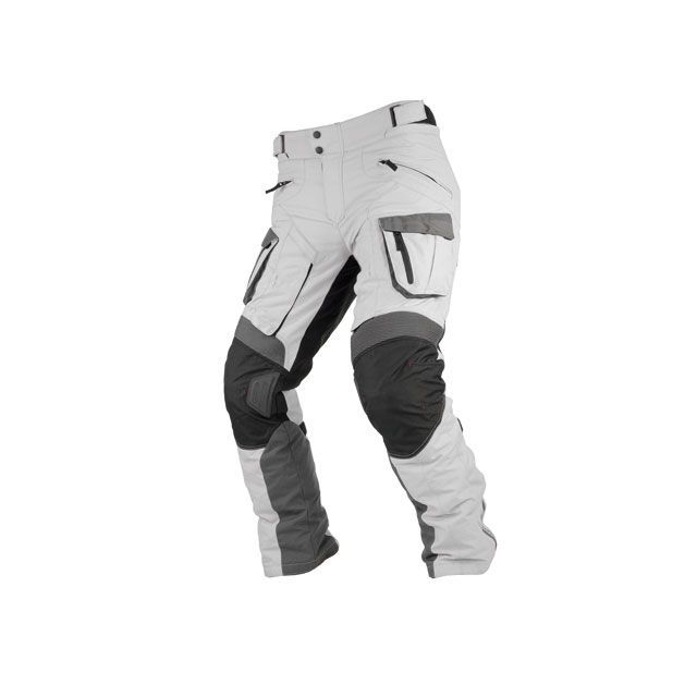 KOMINE 2020-2021秋冬モデル PK-928 フルイヤーアドベンチャーパンツ（ライトグレー/ブラック） サイズ L ・07-928 コミネ パンツ