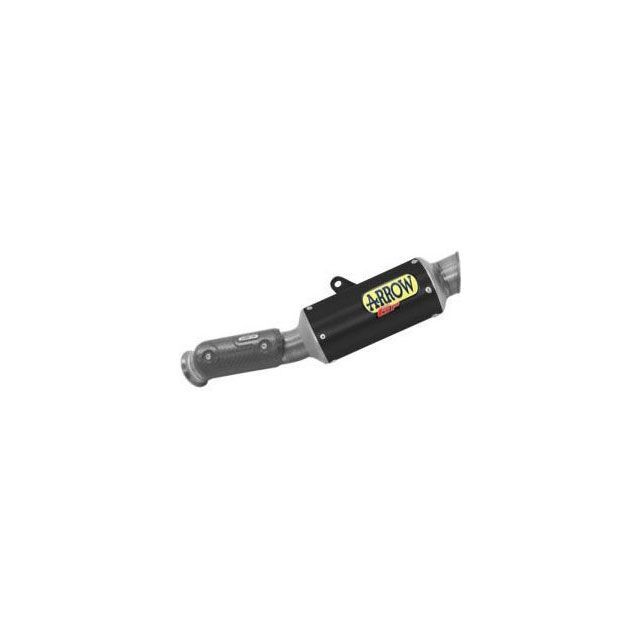 ARROW KTM DUKE 790 18 HOMOLOGATED NICHROM DARK GP2 SILENCER WITH WELDED LINK PIPE | 71549GPI arr_71549GPI アロー エキゾーストパイプ|パークアップ 店