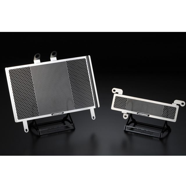ETCHING FACTORY スピードトリプル（～10）用 ラジエター＆オイルクーラーガードSET カラー 黄エンブレム ROT-SPEED-00-ye エッチングファクトリー オイルクーラー関連パーツ スピードトリプル