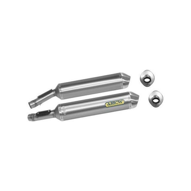 ARROW APRILIA RSV 1000 R 04- 05/ TUONO 1000 06 ALUMINIUM HOMOLOGATED EXHAUST ｜ 71677AO arr_71677AO アロー マフラー本体｜パークアップ 店