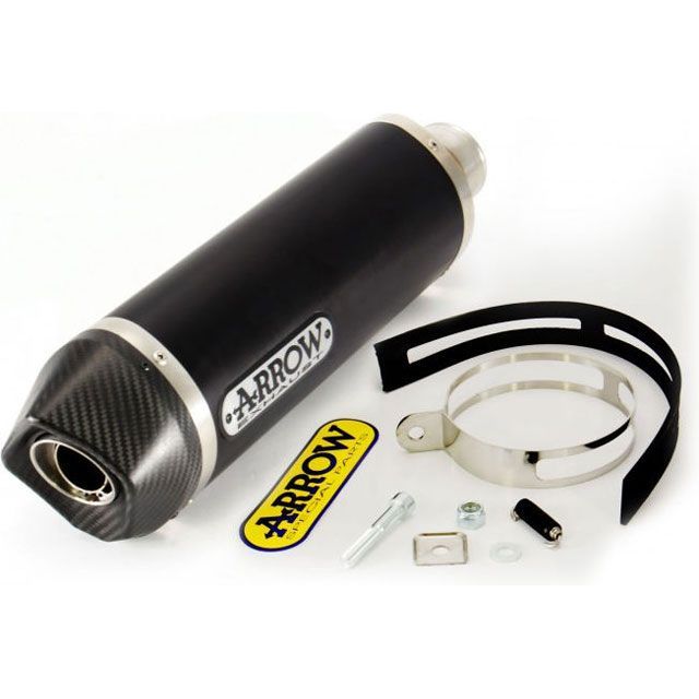 ARROW APRILIA RSV4 15/16-TUONO V4 1100 15/16 HOMOL. ALUMINIUM DARK RACE-TECH SILENCER WITH CARBON END CAP FOR LINK PIPE ｜ 7174…