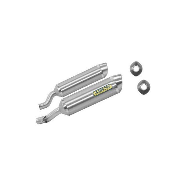 ARROW KAWASAKI Z 1000 TITANIUM HOMOLOGATED RH＋LH THUNDER SILENCERS ｜ 71755PO arr_71755PO アロー インナーサイレンサー｜パークアップ 店 123,293円