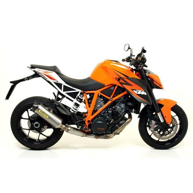 ARROW KTM 1290 SUPER DUKE R 14 HOMOLOGATED TITANIUM RACE-TECH SILENCER WITH CARBON END CAP FOR ORIGINAL COLLECTORS | 71820PK a…|パークアップ 店